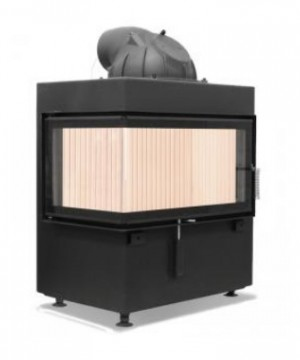 Каминная топка Hoxter ECKA 70/40/38LN Левосторонняя с внешним теплоаккумулятором