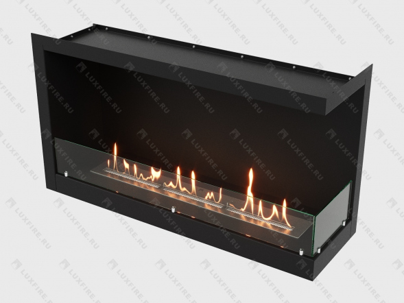 Встроенный биокамин Lux Fire Угловой 1155 М (правый угол)