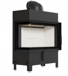 Топка Kratki PRO LUCY/14/L/BS/NEW угловое стекло слева (Белая футеровка с доводчиком)