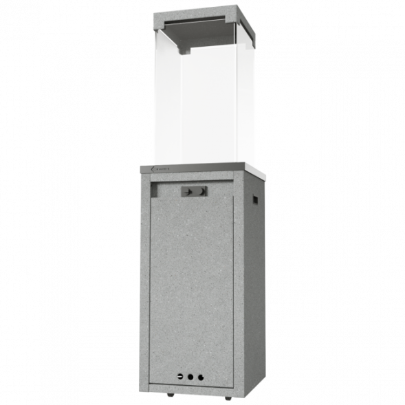Нагреватель газовый PATIO/LIGHT сталь, цвет гранит