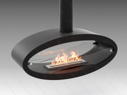 Подвесной биокамин Lux Fire &amp;quot;Эллипс&amp;quot; 1200